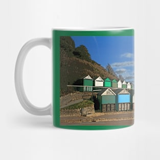 Beach Huts, Middle Chine, Bournemouth Mug